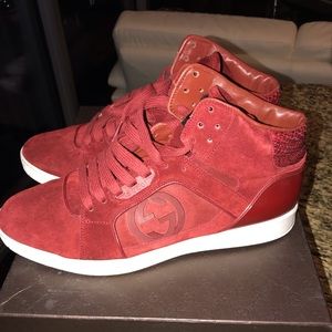 Red Gucci rebound sneaker 100% authentic